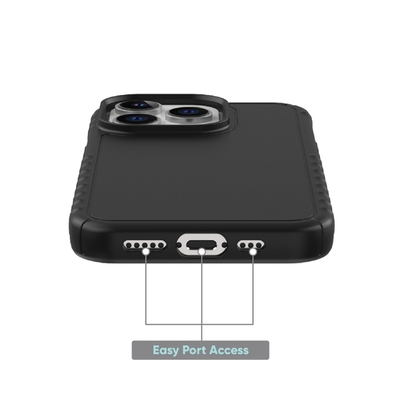 Black Protective Gel Phone Case for iPhone 13 or 14 Pro - Picture 9 of 10